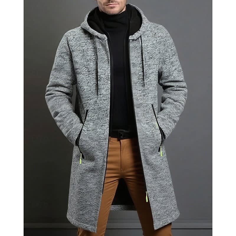 Herren Langmantel mit Kapuze | Herbert