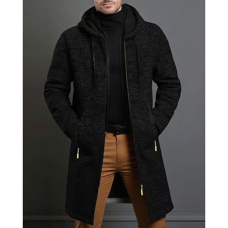 Herren Langmantel mit Kapuze | Herbert