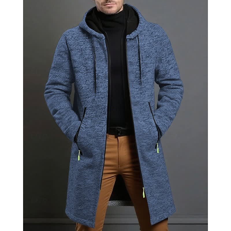 Herren Langmantel mit Kapuze | Herbert