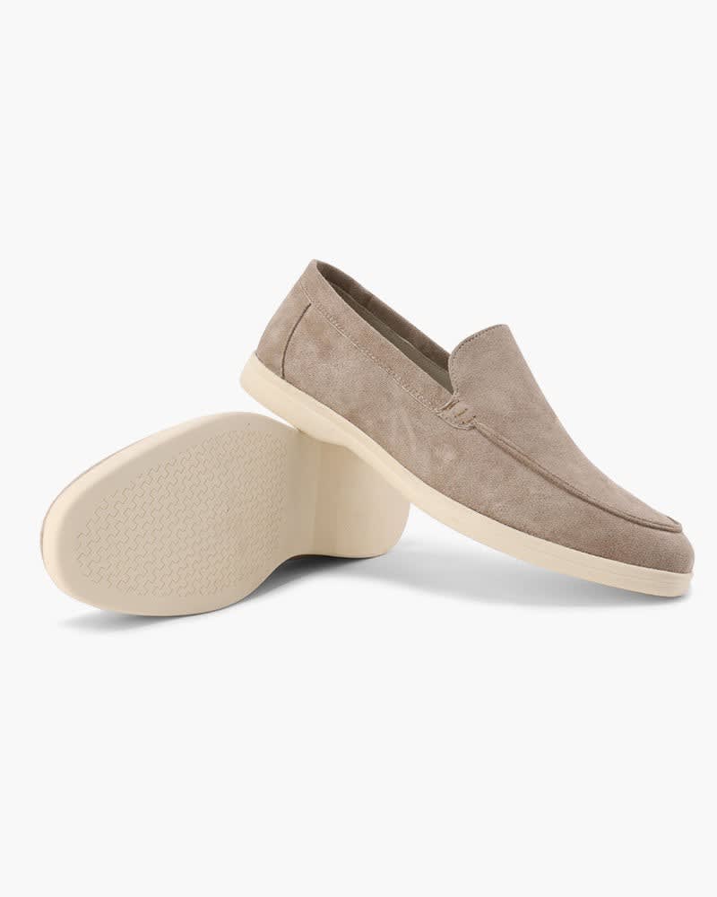 Herren Wildleder-Loafer mit Gummisohle | David_1