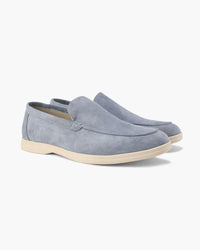 Herren Wildleder-Loafer mit Gummisohle | David