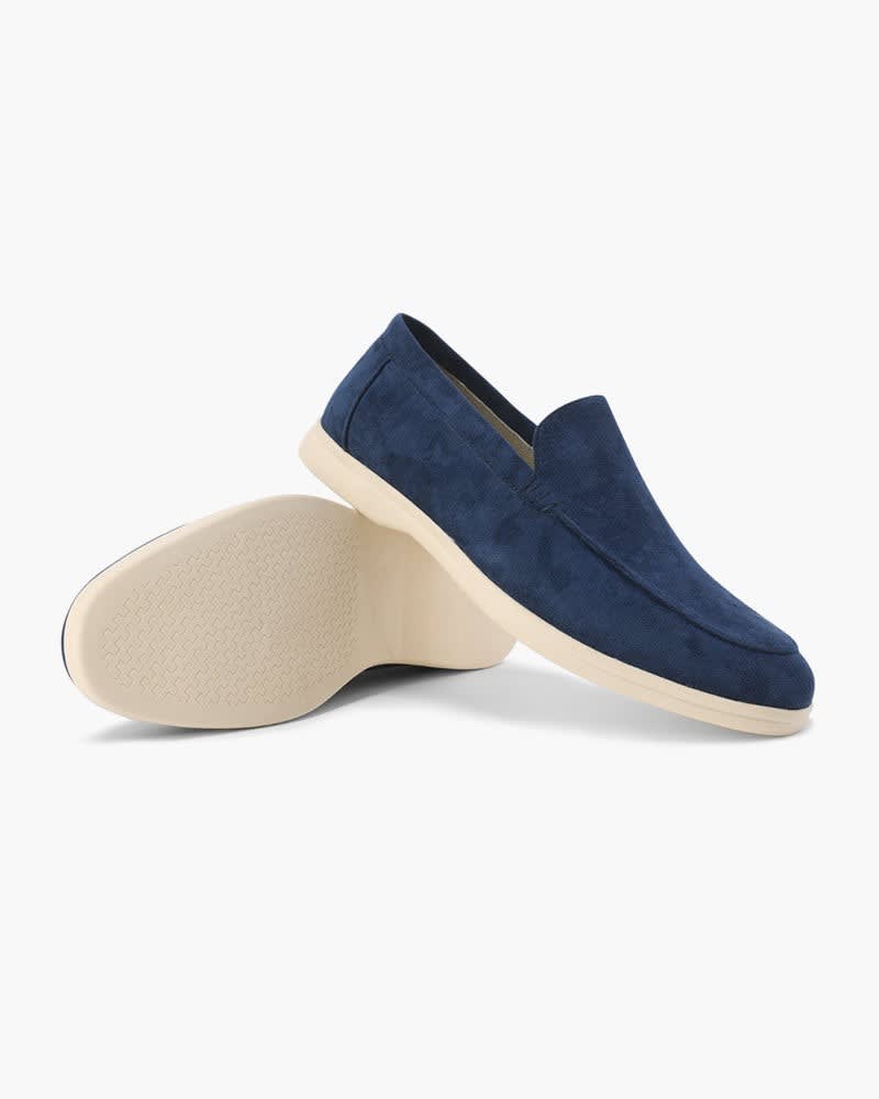 Herren Wildleder-Loafer mit Gummisohle | David