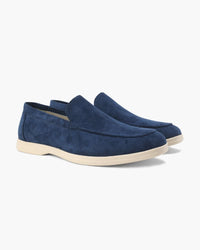 Herren Wildleder-Loafer mit Gummisohle | David