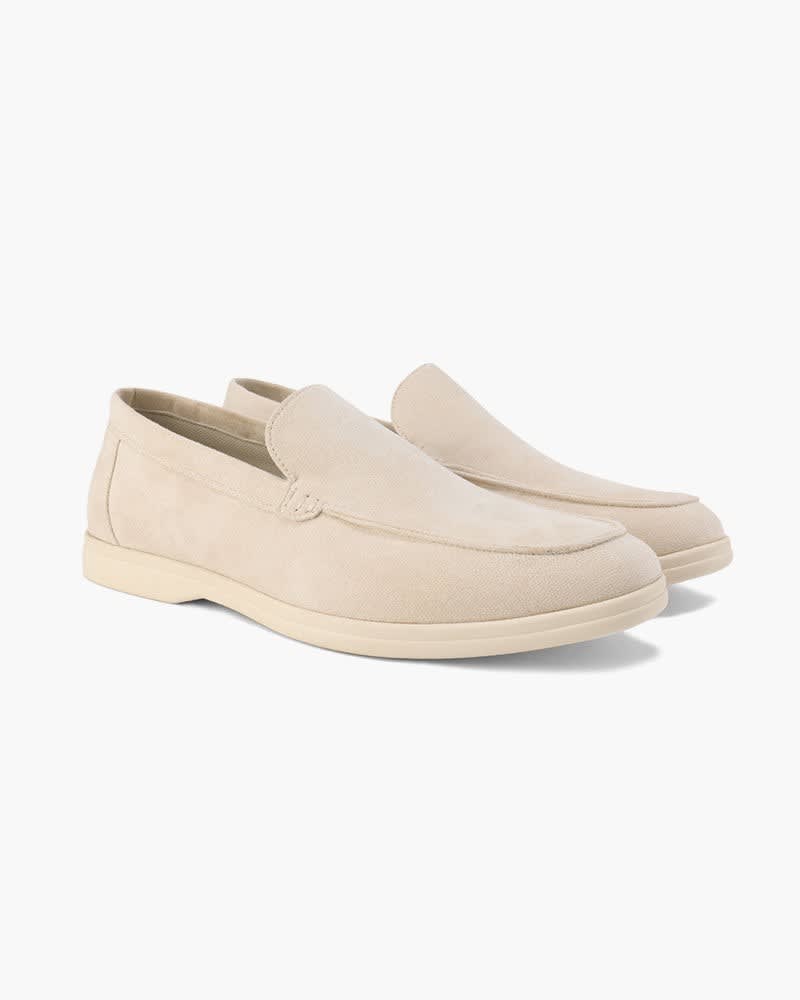 Herren Wildleder-Loafer mit Gummisohle | David