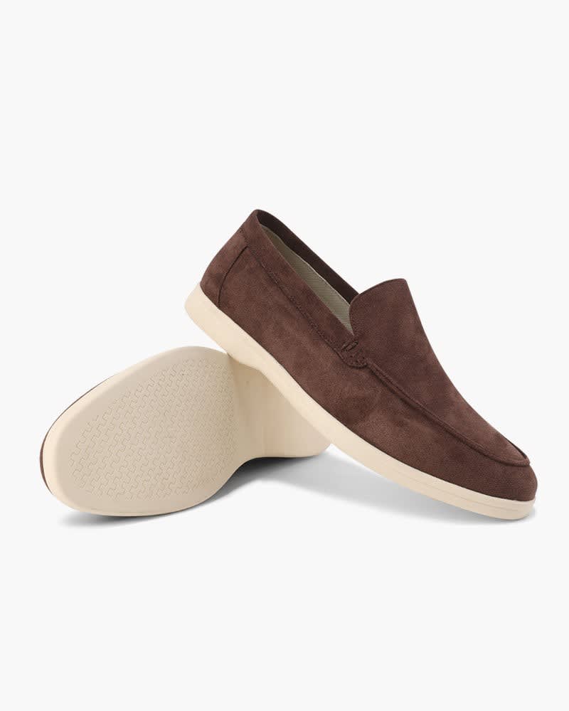 Herren Wildleder-Loafer mit Gummisohle | David_21
