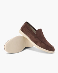 Herren Wildleder-Loafer mit Gummisohle | David