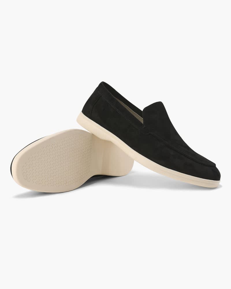 Herren Wildleder-Loafer mit Gummisohle | David_7