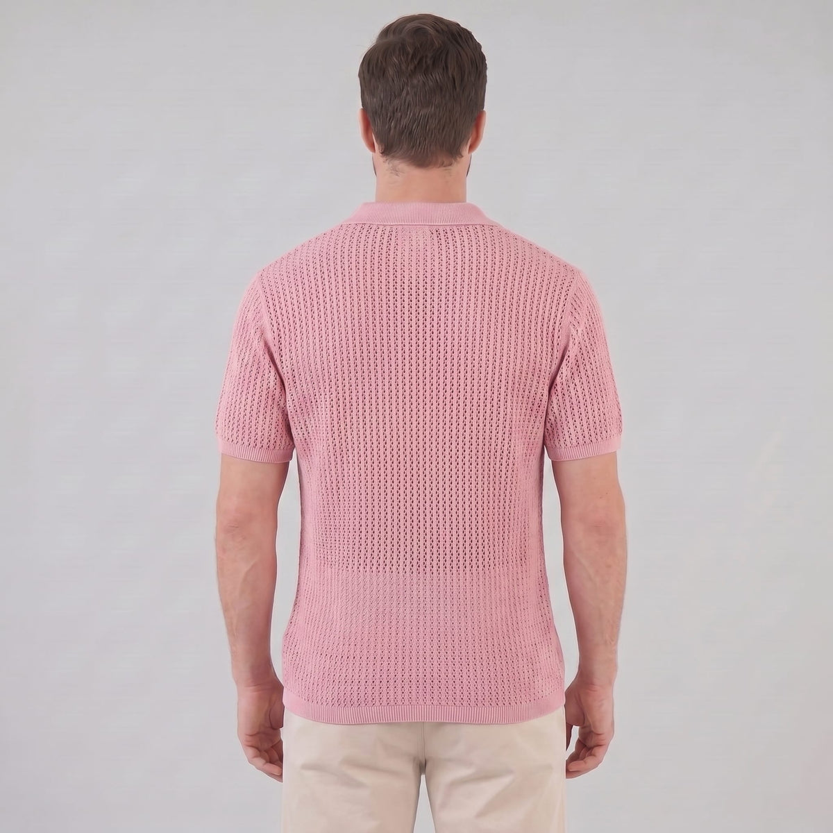 Herren Strickhemd mit Kubakragen | Florian