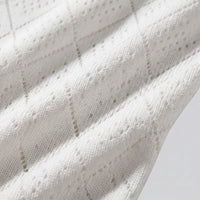 Herren Strickpoloshirt mit Reißverschluss Rautenmuster | Leo