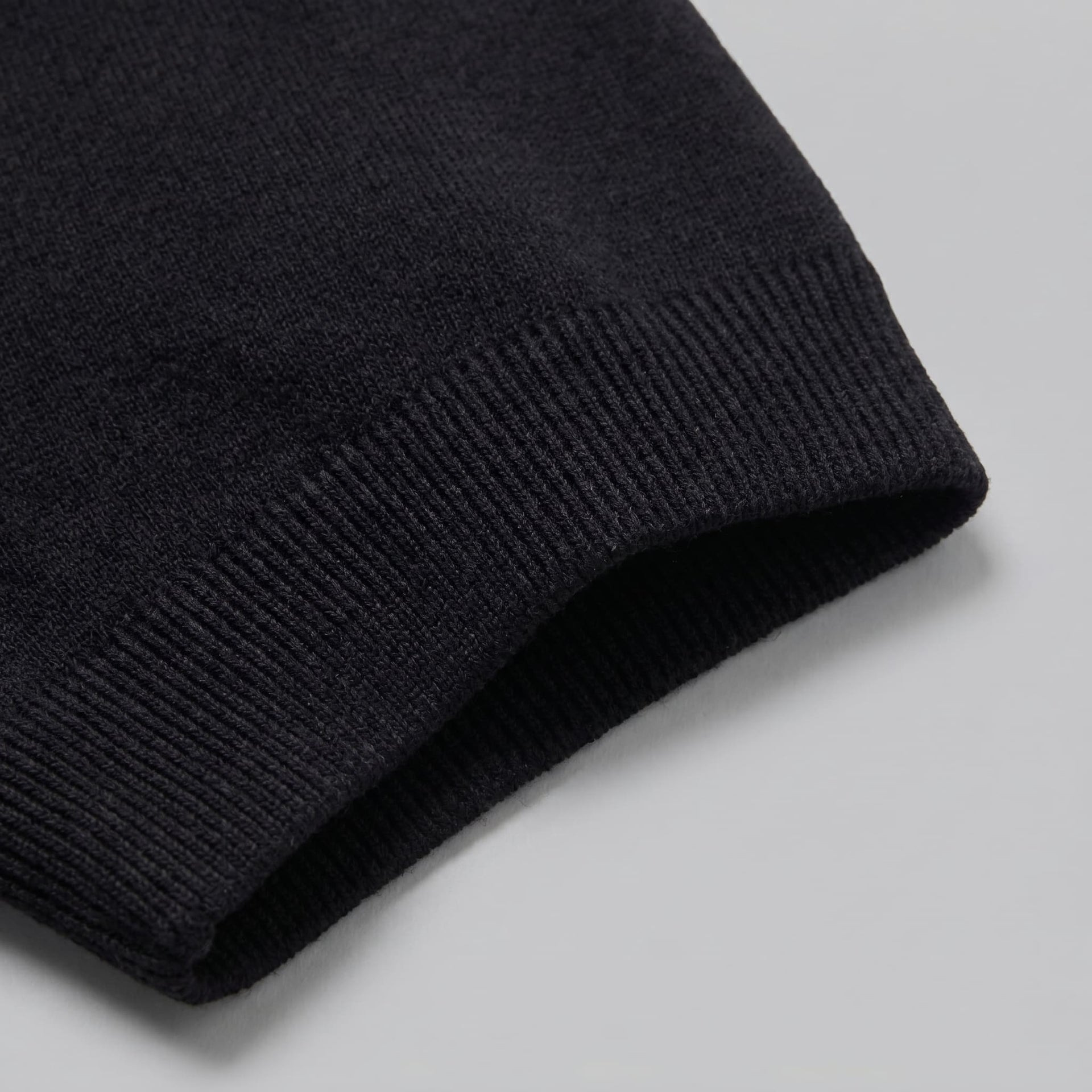 Herren Strickpoloshirt mit Reißverschluss Rautenmuster | Leo