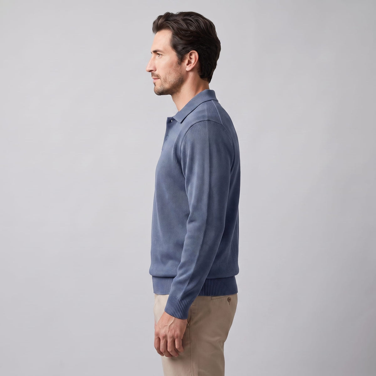Herren Strickpullover mit Polokragen | Henner
