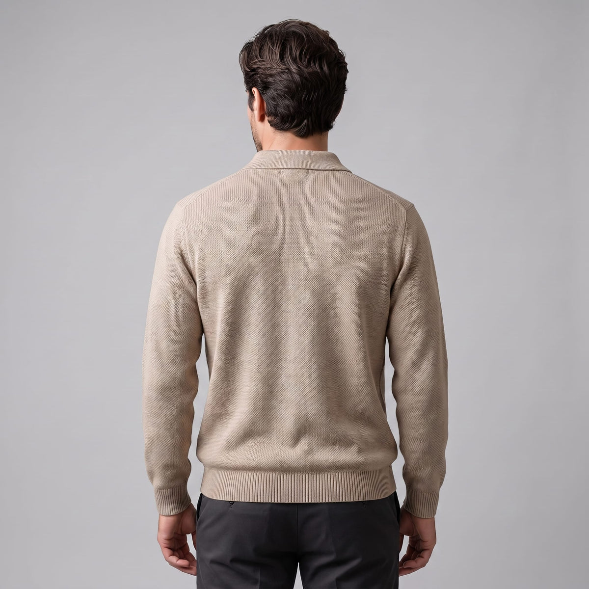Herren Strickpullover mit Polokragen | Henner