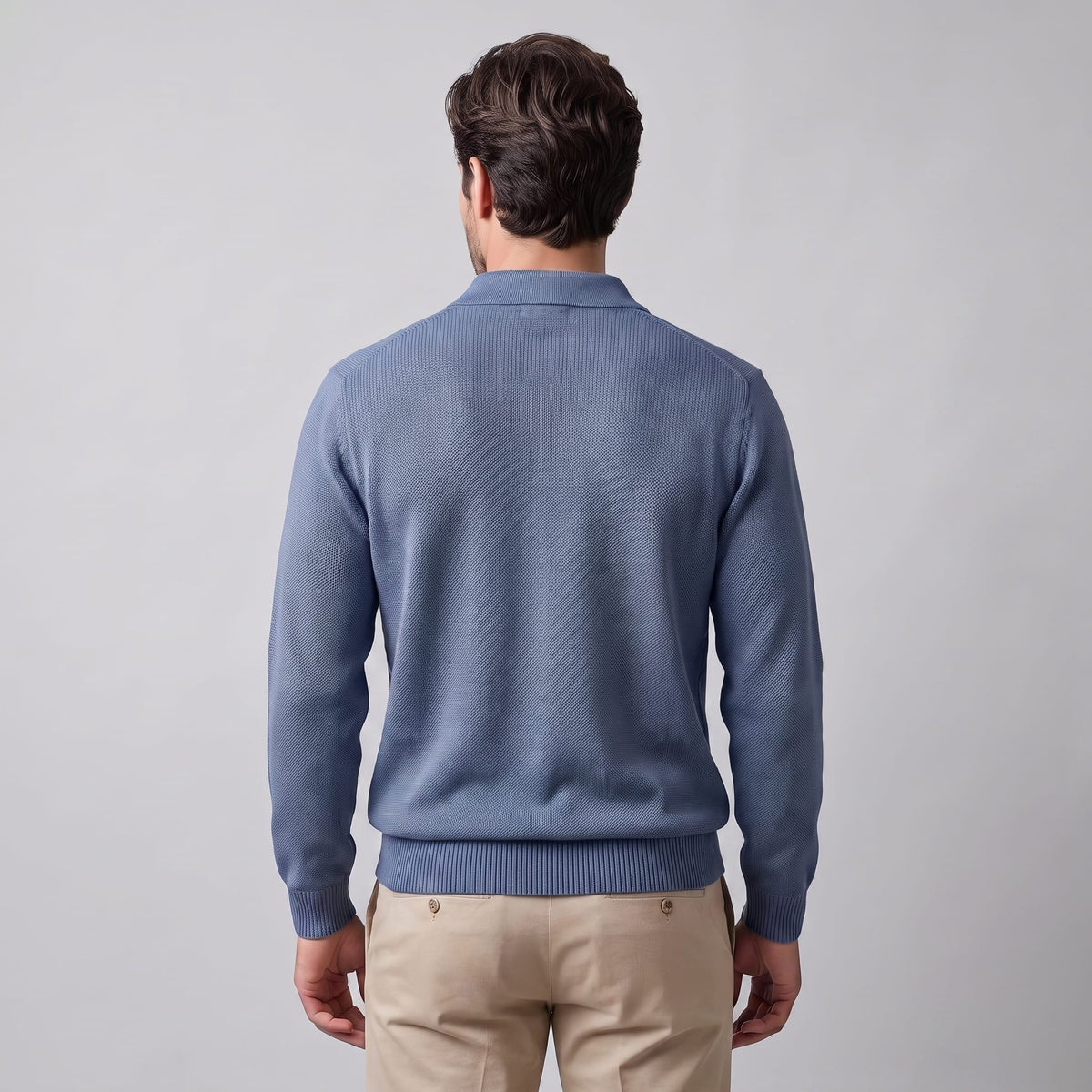 Herren Strickpullover mit Polokragen | Henner