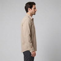 Herren Hemdjacke in Cord-Optik mit Druckknöpfen | Claas