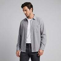 Herren Hemdjacke in Cord-Optik mit Druckknöpfen | Claas