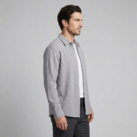 Herren Hemdjacke in Cord-Optik mit Druckknöpfen | Claas