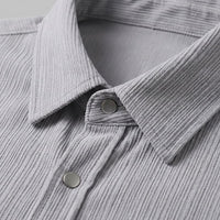 Herren Hemdjacke in Cord-Optik mit Druckknöpfen | Claas
