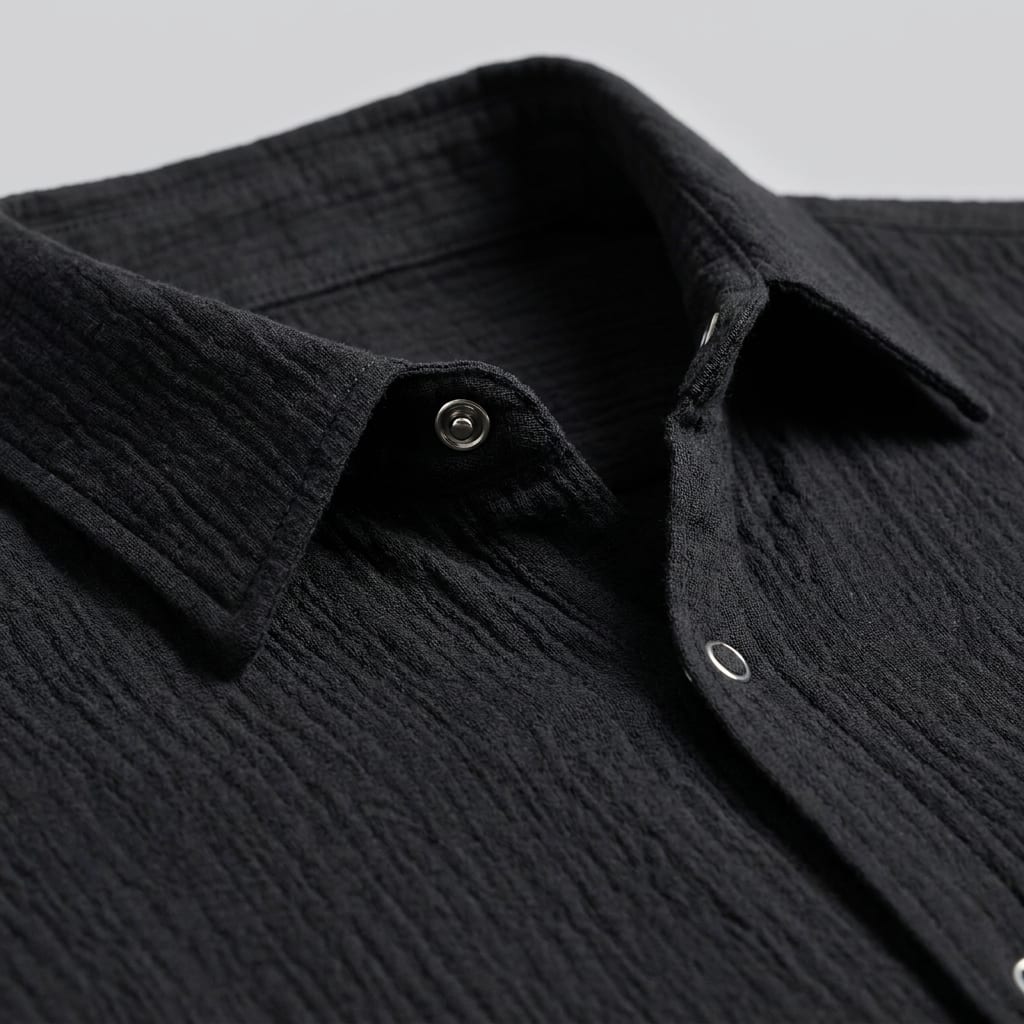 Herren Hemdjacke in Cord-Optik mit Druckknöpfen | Claas