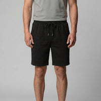 Herren Shorts mit Strukturmuster und Kordelzug | August