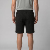 Herren Shorts mit Strukturmuster und Kordelzug | August