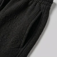 Herren Shorts mit Strukturmuster und Kordelzug | August