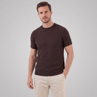 Herren Strickshirt mit Korbgeflecht-Struktur | Reinhard