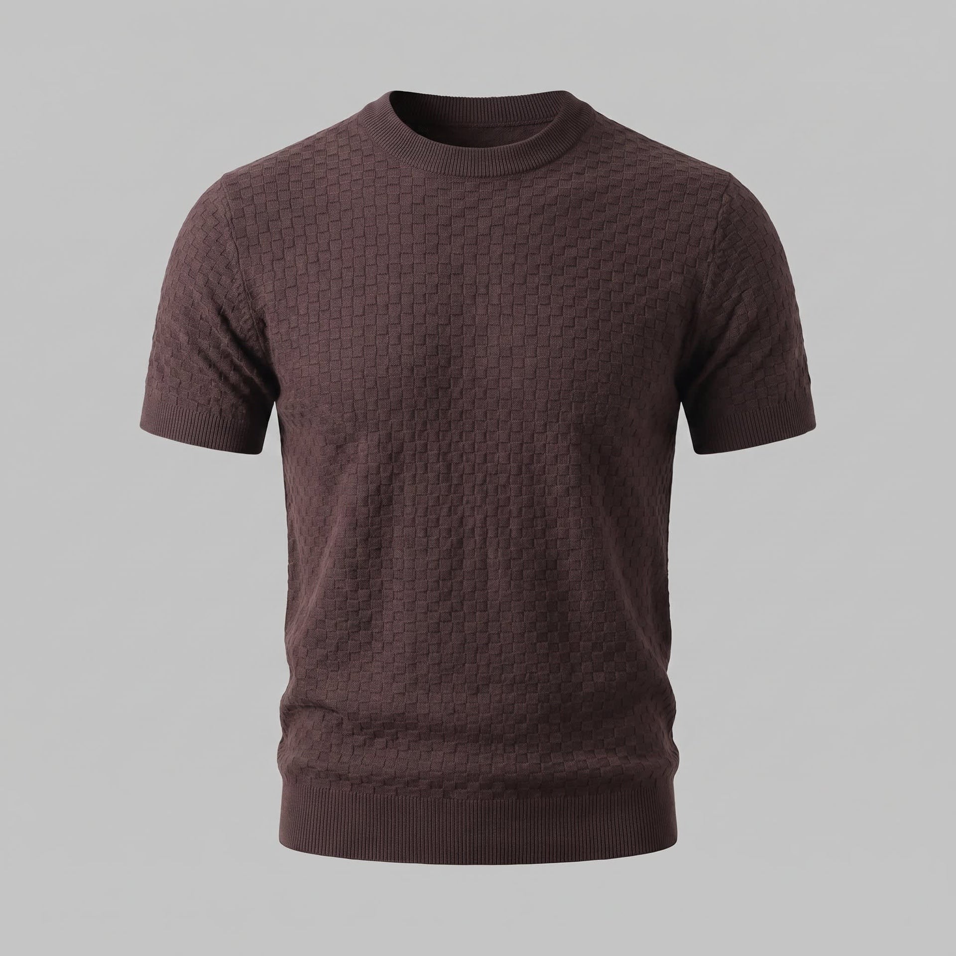 Herren Strickshirt mit Korbgeflecht-Struktur | Reinhard