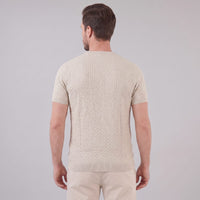 Herren Strickshirt mit Korbgeflecht-Struktur | Reinhard