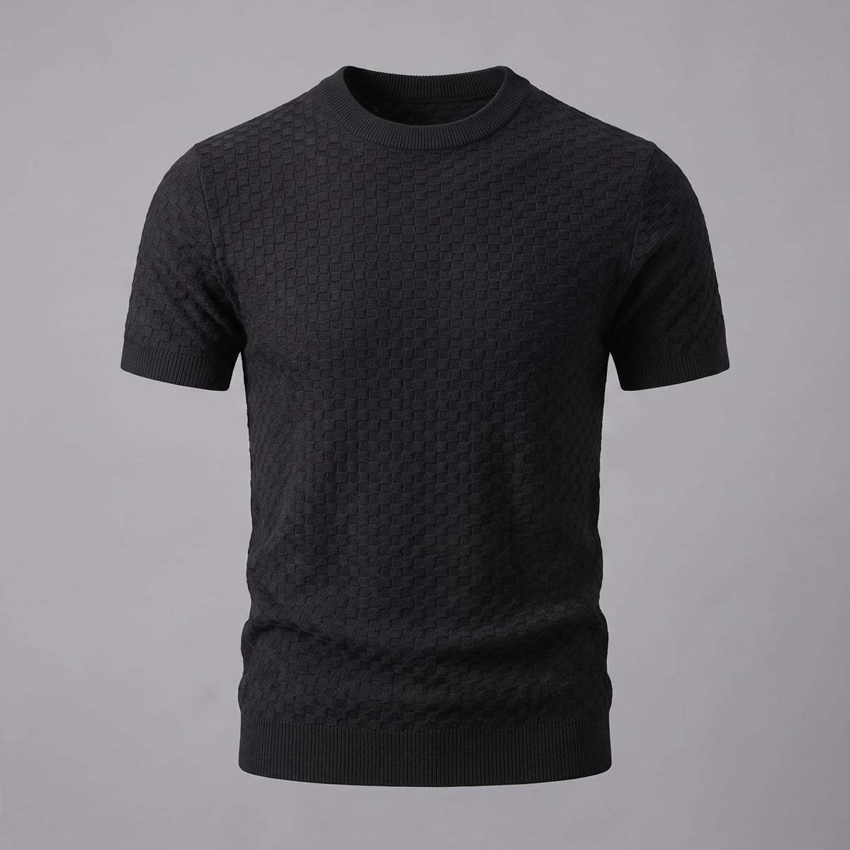 Herren Strickshirt mit Korbgeflecht-Struktur | Reinhard