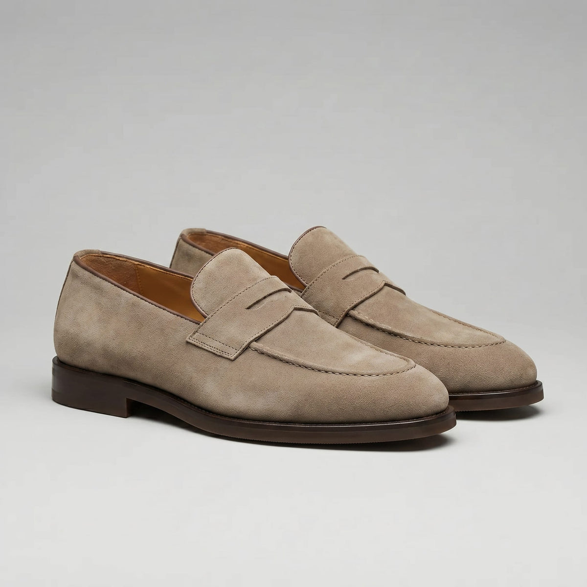 Herren Wildlederloafer mit Pennyriegel | Hans_1