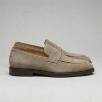 Herren Wildlederloafer mit Pennyriegel | Hans