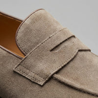 Herren Wildlederloafer mit Pennyriegel | Hans
