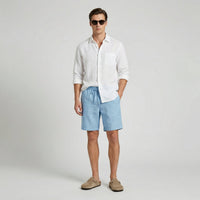 Herren Leinenshorts mit Elastikbund | Merten