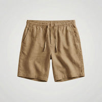 Herren Leinenshorts mit Elastikbund | Merten