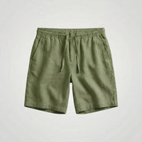 Herren Leinenshorts mit Elastikbund | Merten