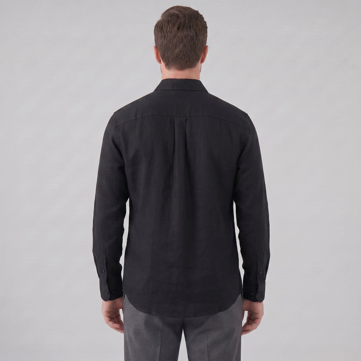 Herren Leinenhemd mit Brusttaschen | Fritz