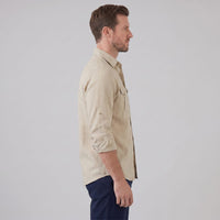 Herren Leinenhemd mit Brusttaschen | Fritz