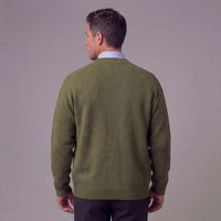 Herren Strickjacke mit Knopfleiste und Rundhals | Dietmar