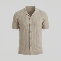 Herren Strickhemd mit Zopfmuster | Frowin