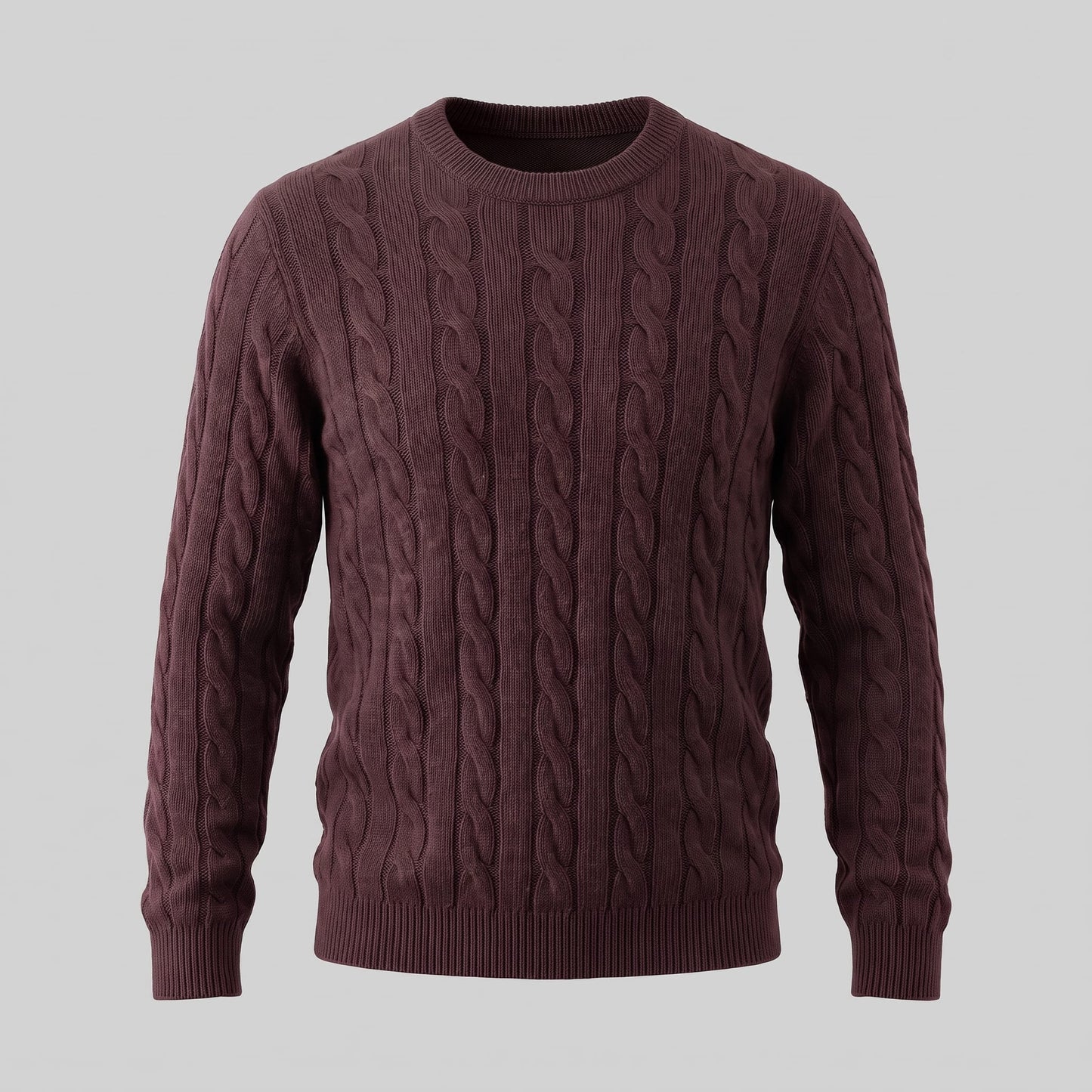 Herren Wollpullover mit Zopfmuster | Sascha_16