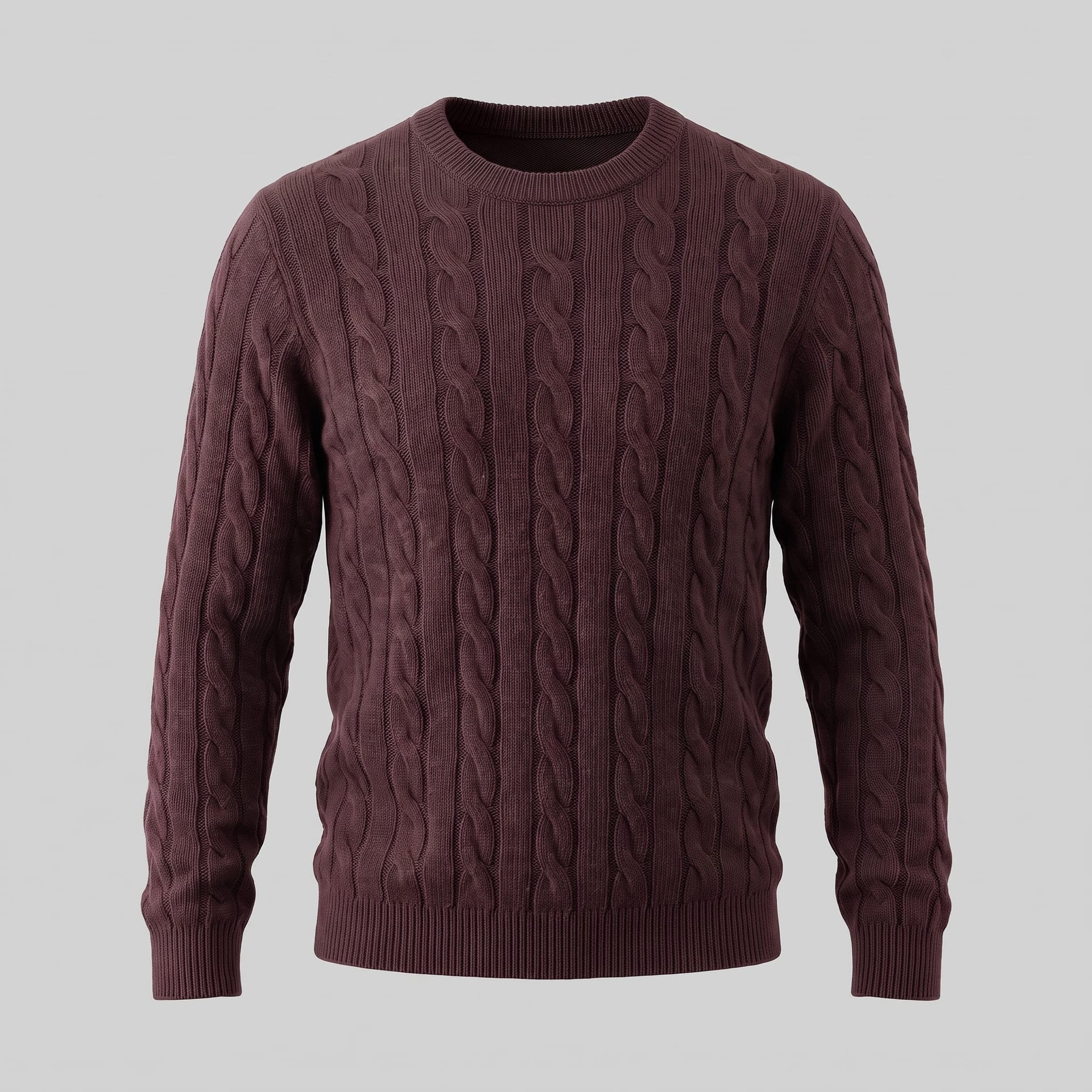 Herren Wollpullover mit Zopfmuster | Sascha
