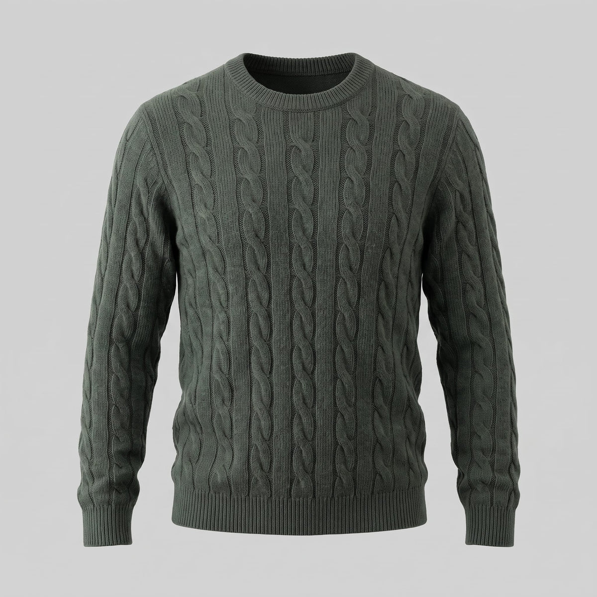 Herren Wollpullover mit Zopfmuster | Sascha_2