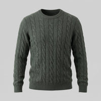 Herren Wollpullover mit Zopfmuster | Sascha