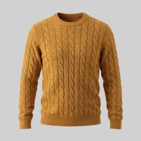 Herren Wollpullover mit Zopfmuster | Sascha