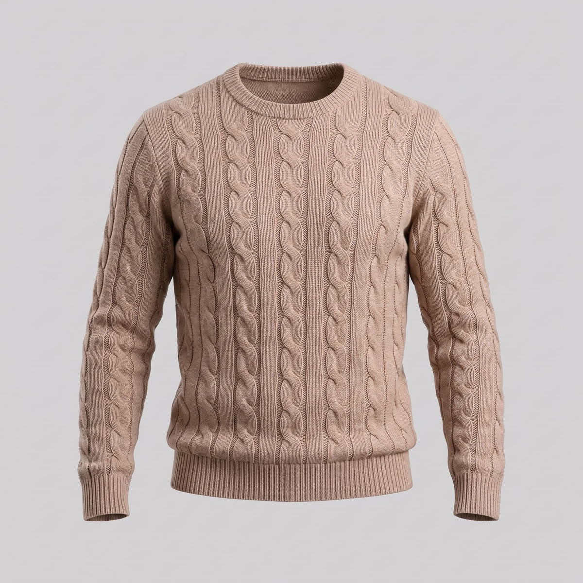 Herren Wollpullover mit Zopfmuster | Sascha_7
