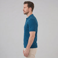 Herren Strickpoloshirt Zopfmuster Slim Fit | Leonhard