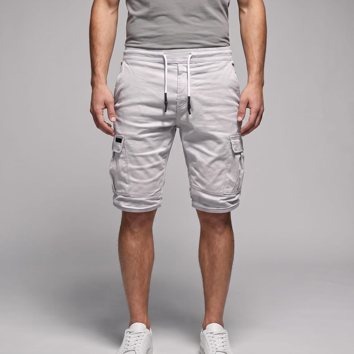 Herren Cargoshorts mit Kordelzug und Klappentaschen | Mirko