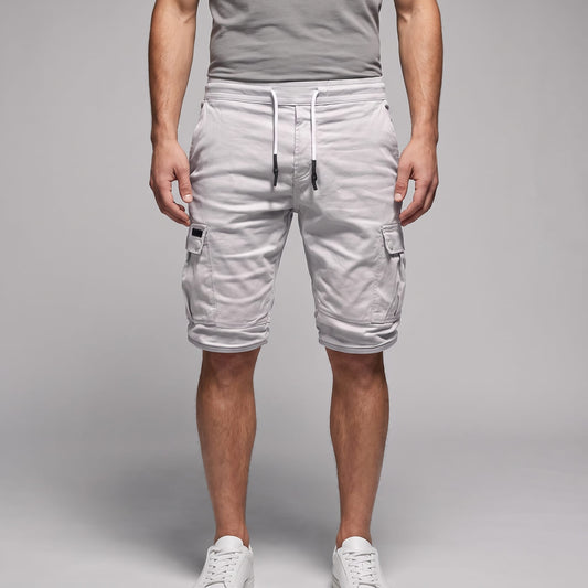 Herren Cargoshorts mit Kordelzug und Klappentaschen | Mirko_1