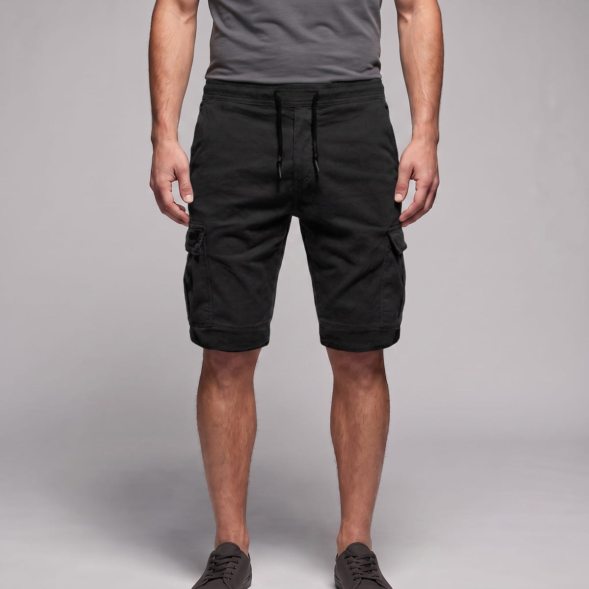 Herren Cargoshorts mit Kordelzug und Klappentaschen | Mirko