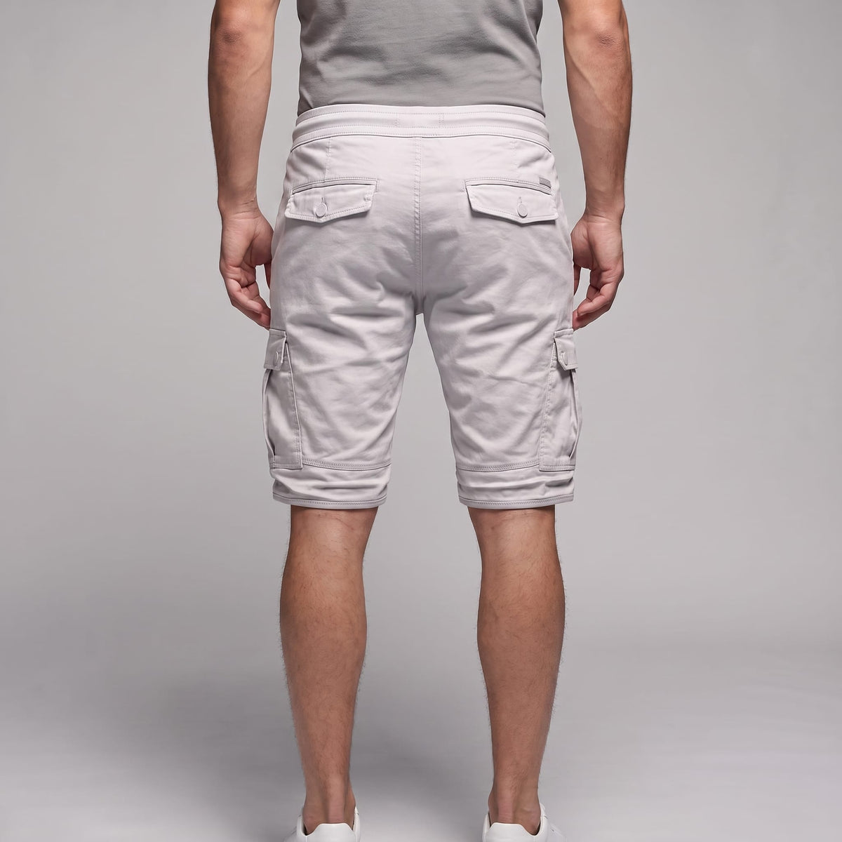 Herren Cargoshorts mit Kordelzug und Klappentaschen | Mirko_3